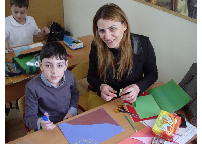 Гарибян Артём с мамой Анаит Араевной.